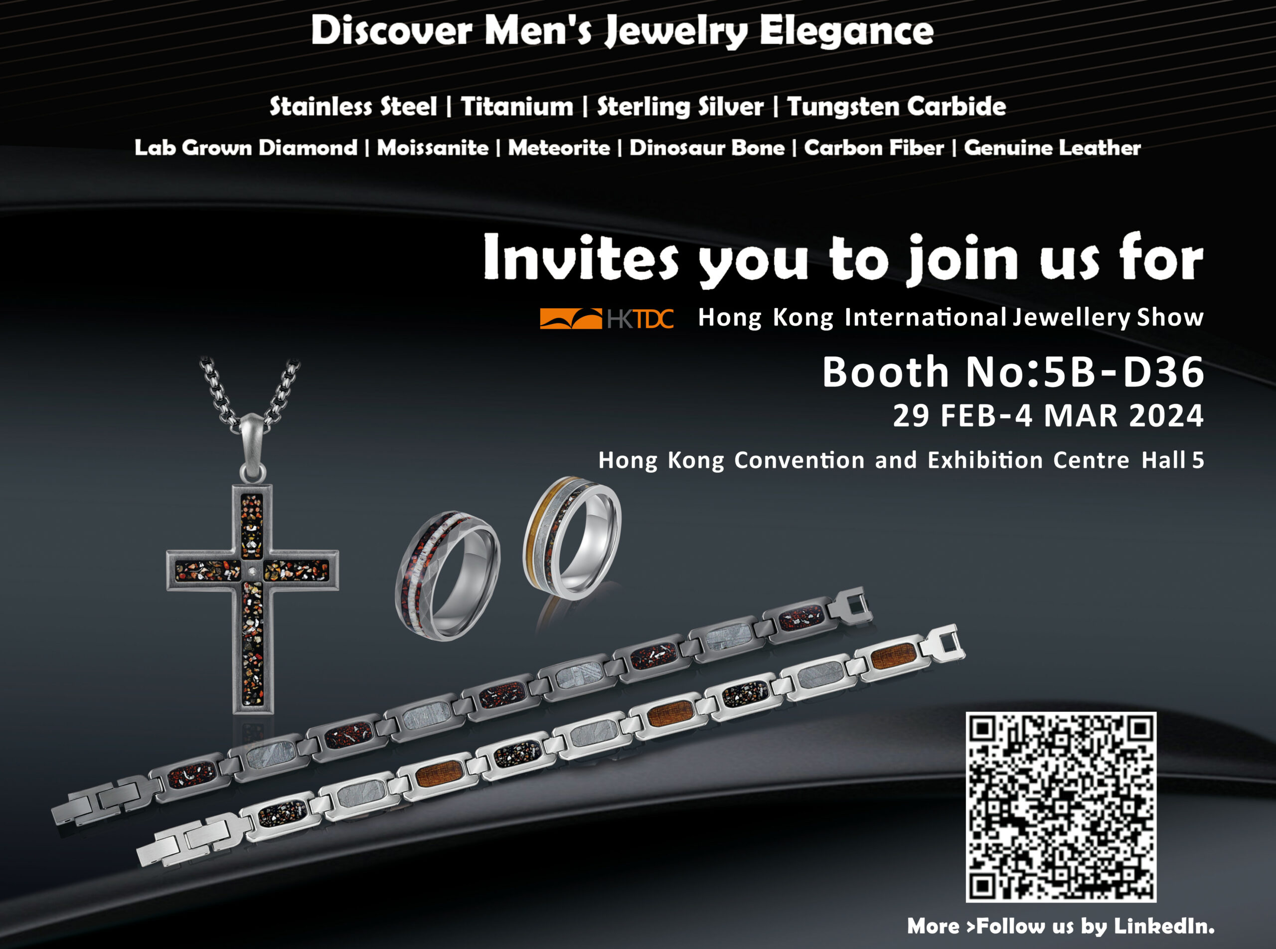 HK 2024 MARCH JEWELLERY SHOW INVITE Beilay Jewelry Co.Ltd